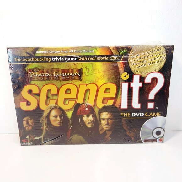 Scene It Pirates Of The Caribbean The DVD Game Brand New Factory Sealed - Picture 1 of 4